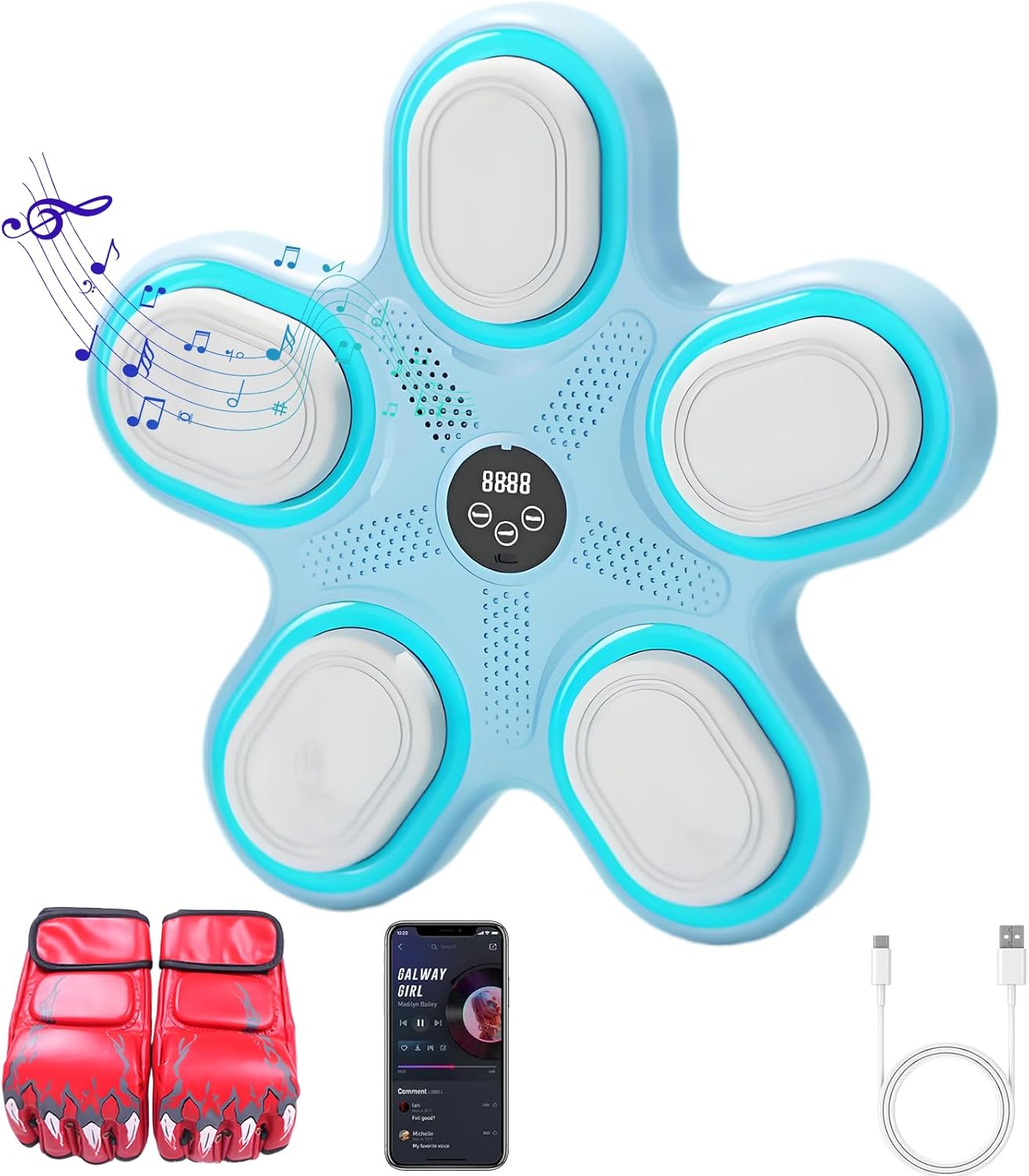 Interactive Bluetooth Kids Boxing Set - Fun Workout!