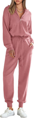 PRETTYGARDEN Women's 2 Piece Sweater Set Tracksuit - Cozy Everyday 4-6