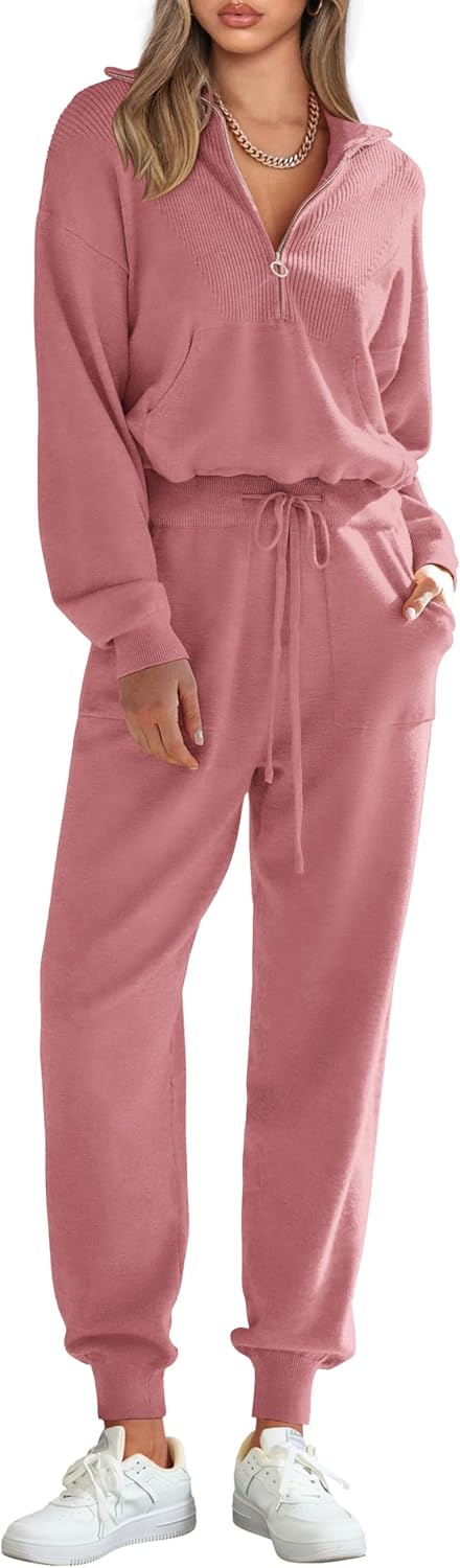 PRETTYGARDEN Women's 2 Piece Sweater Set for Casual Style