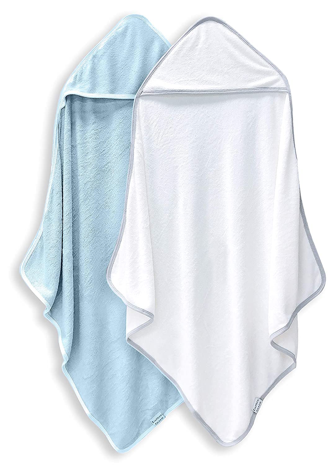 Ultra Soft Bamboo Baby Bath Towels - 2 Pack for Kids 0-7 Yrs
