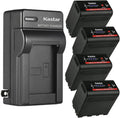 NP-F980 4-Pack Battery Kit with AC Wall Charger - 8700mAh Pack
