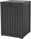 55 Gallon Outdoor Storage Box Waterproof Deck Box - Lockable
