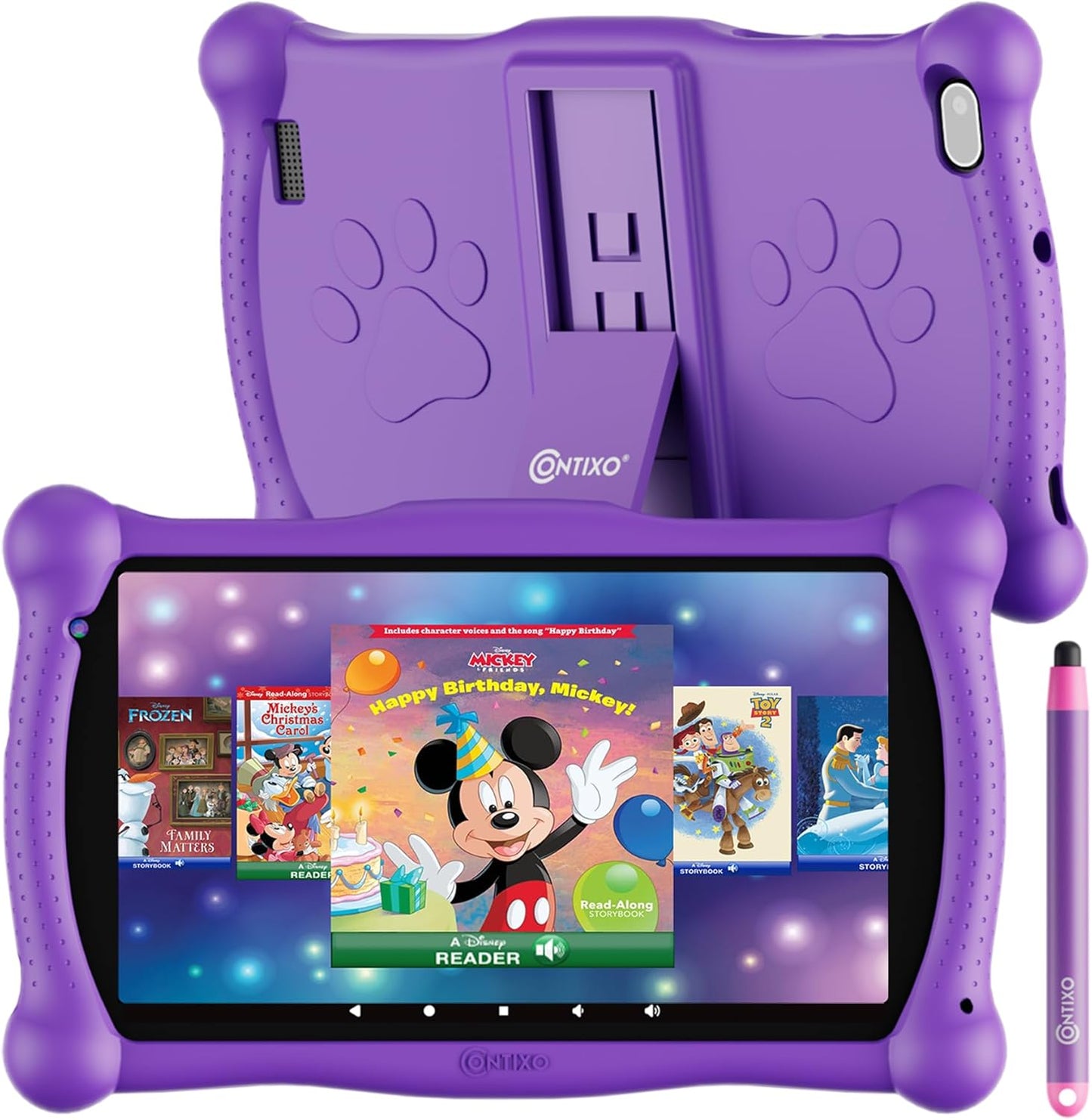 Contixo V10A Kids HD Learning Tablet with 50+ Disney eBooks