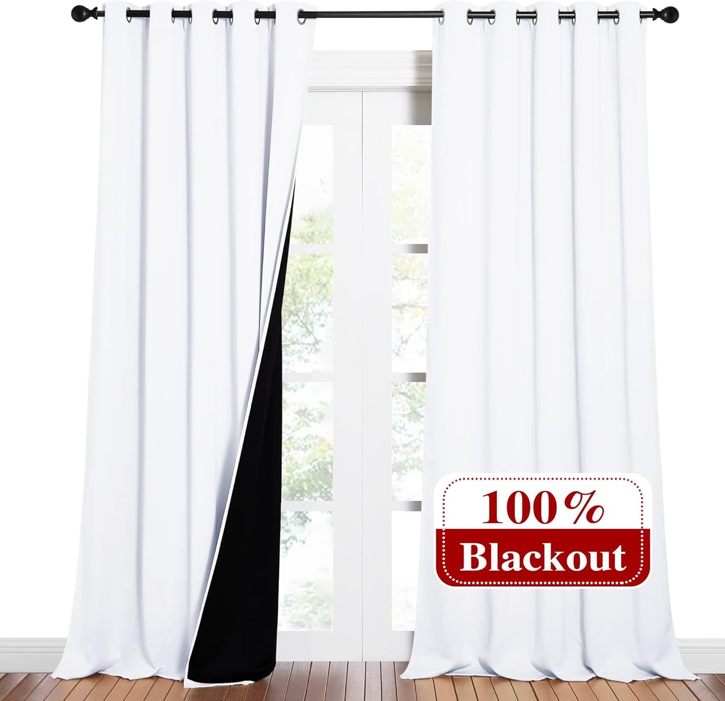 NICETOWN Full Shading Cold Blocking Curtains for Windows
