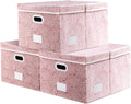 Extra Large Collapsible Storage Boxes with Lids - Roomy Organizer