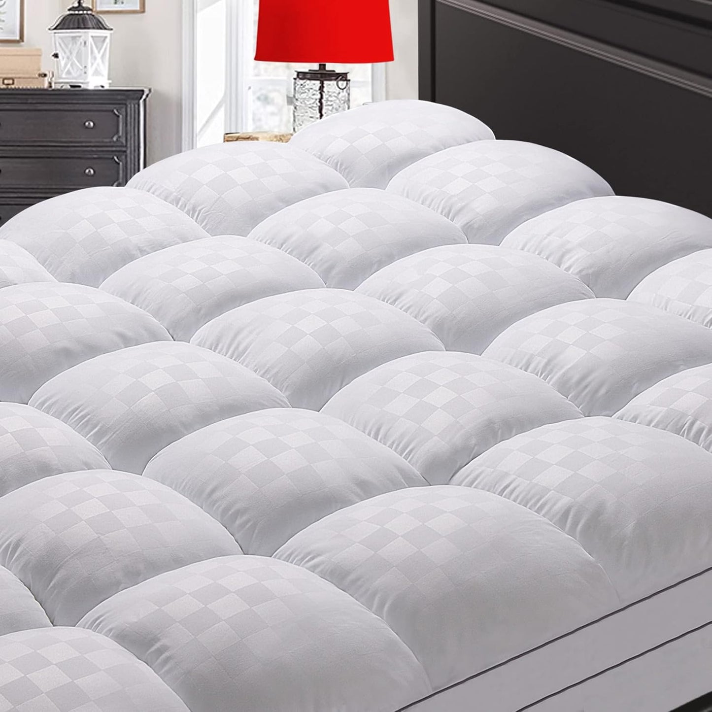 Mattress Topper Queen for Back Pain Relief and Comfort