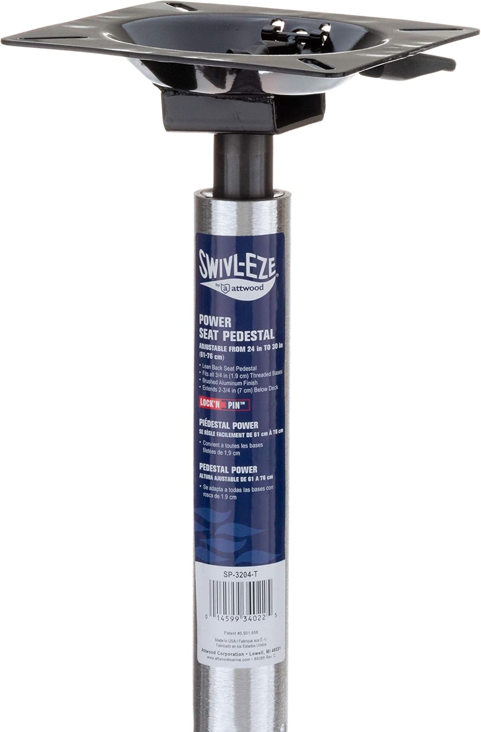 Attwood LockN-Pin 34-inch Pin Posts for Adjustable Seating