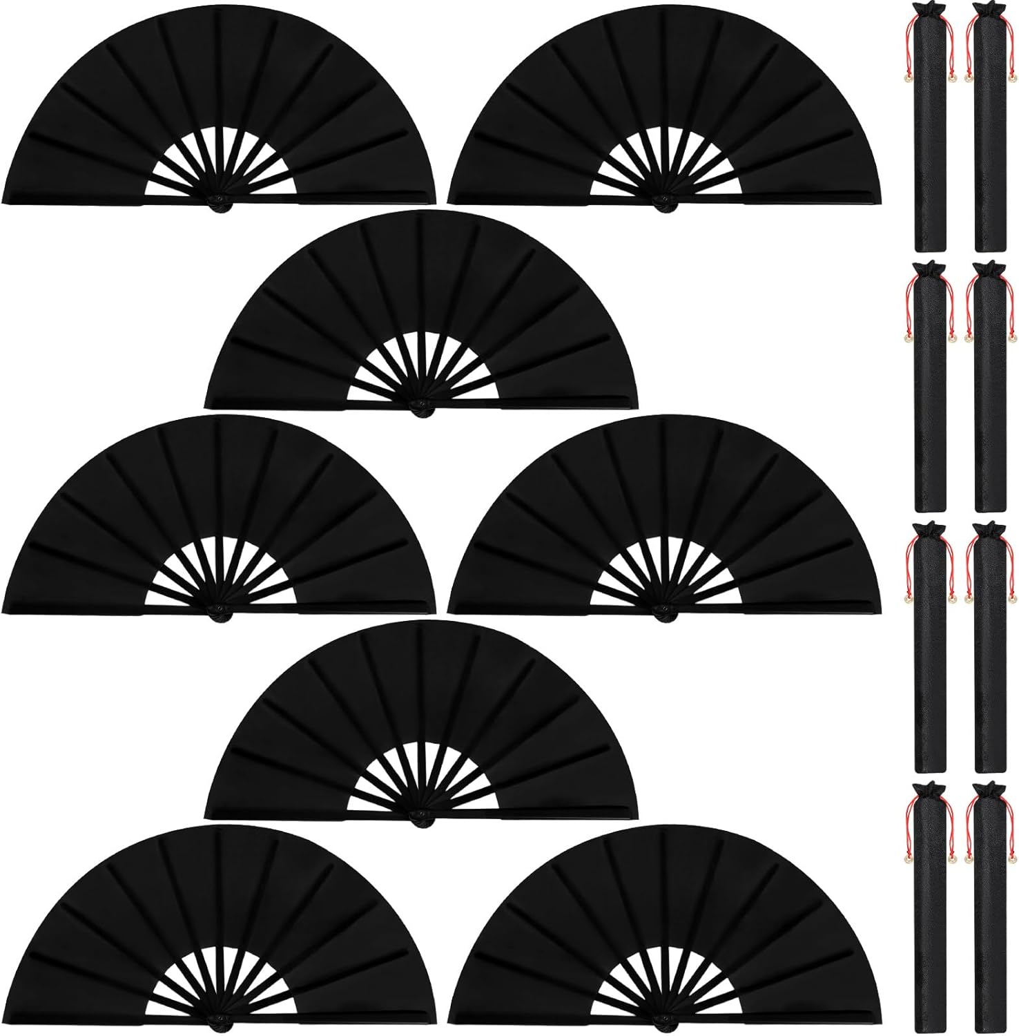 Large Clap Fans for Line Dancing and Martial Arts by Maitys