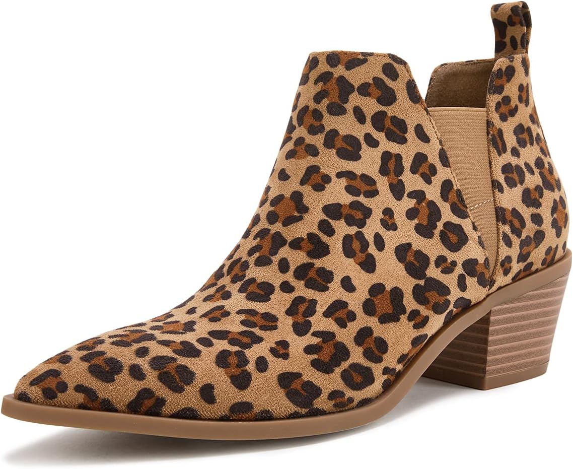 Stylish Minshluu Booties for Women with Chunky Heel Design