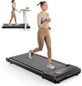 SupeRun Walking Pad 250 lb Capacity Under Desk Treadmill - Quiet 2.5