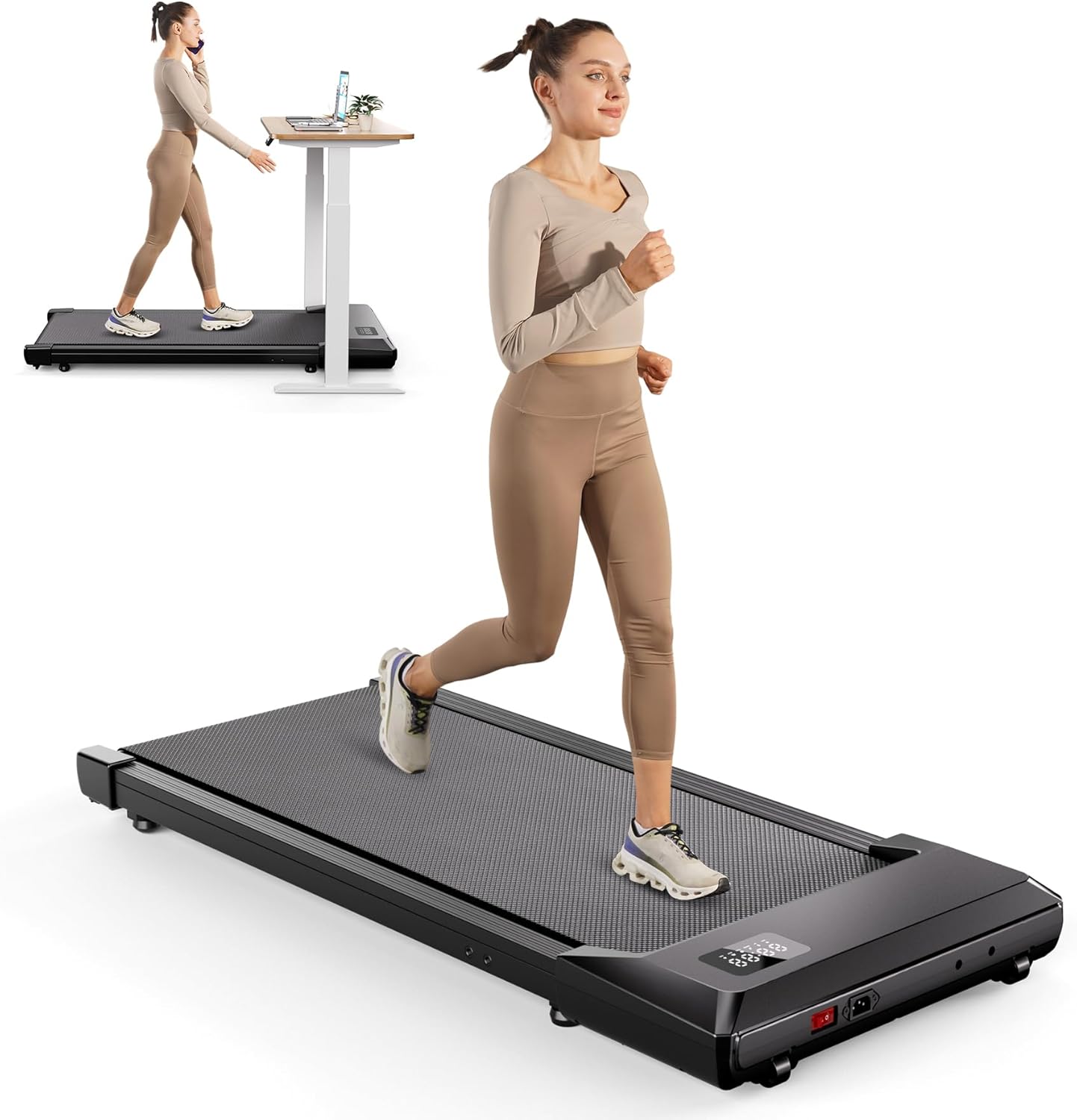 SupeRun Walking Pad: 3 in 1 Portable Under Desk Treadmill