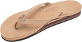 Women's Double Layer Narrow Strap Leather Sandals - Built for Arch