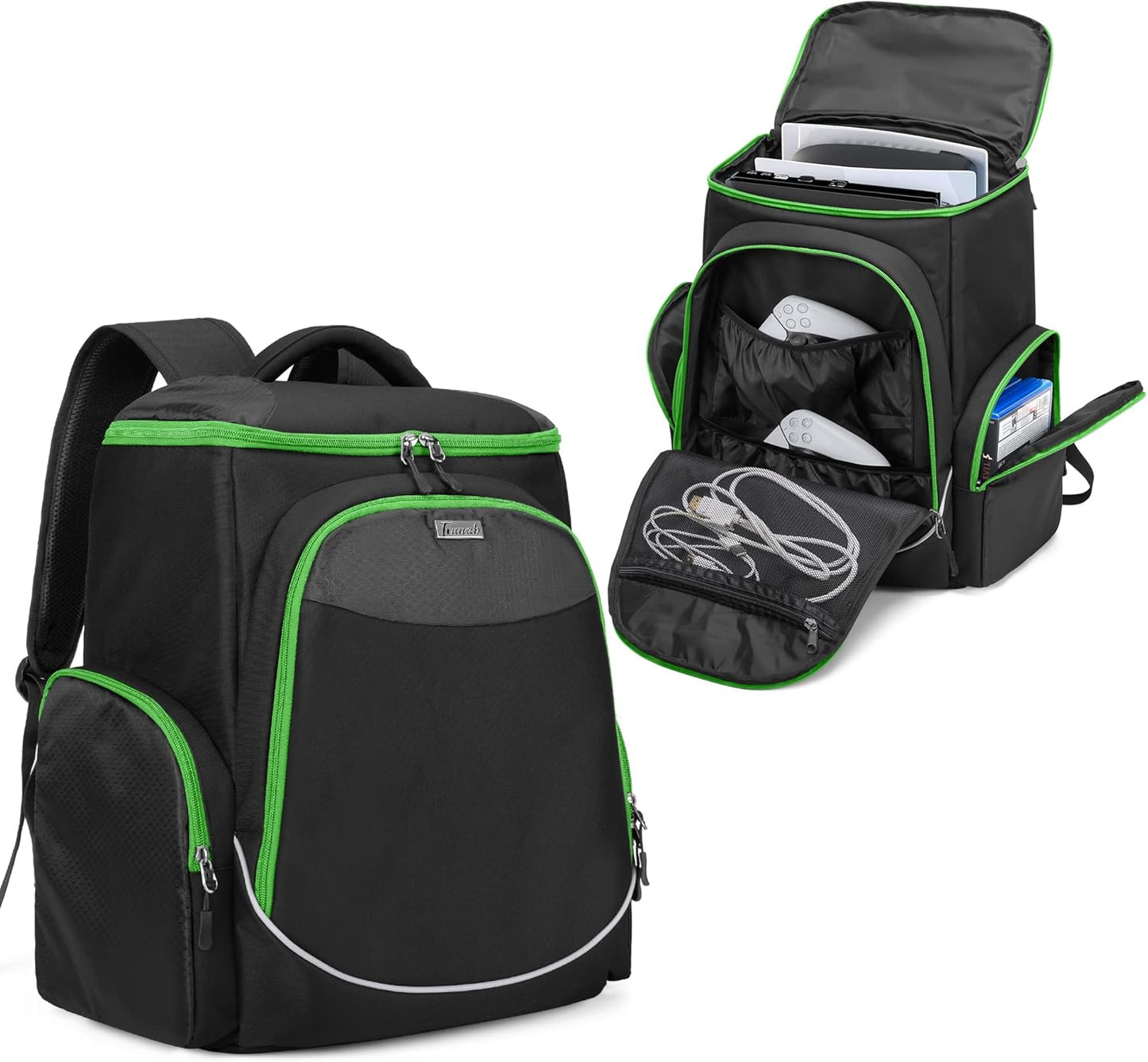 Trunab Gaming Console Backpack for PS5, PS4, Xbox One Travel
