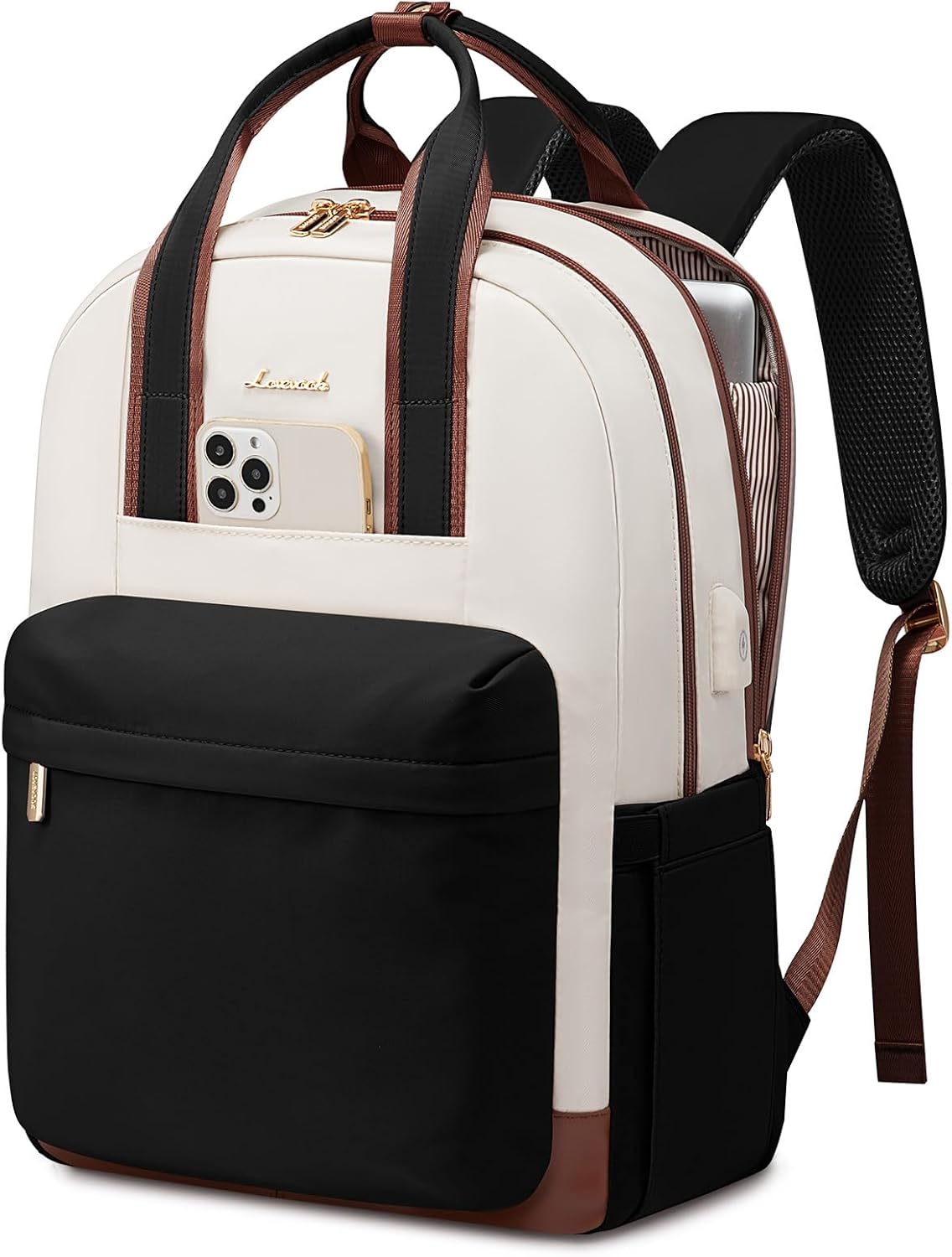 LOVEVOOK Laptop Backpack Purse for Women with USB Port