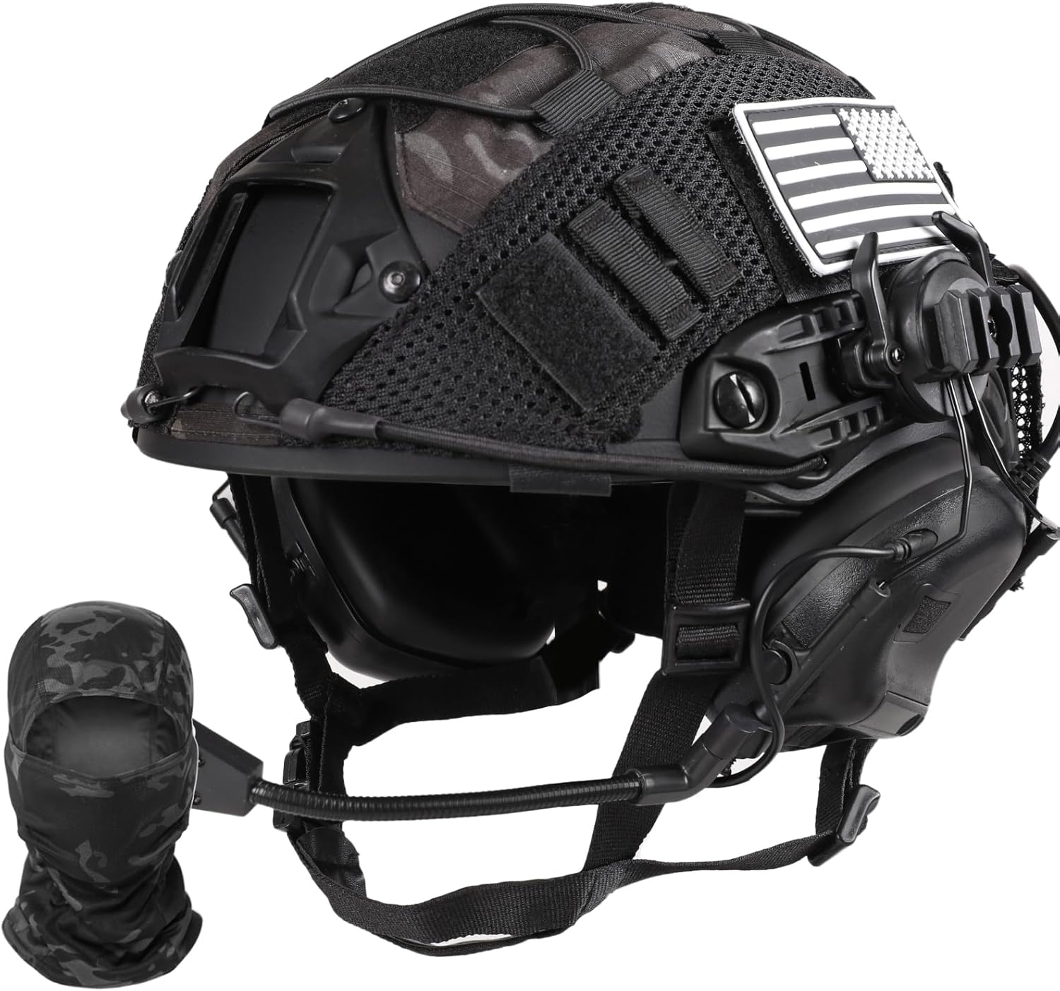Tactical Helmet with Headset for Ultimate Cosplay Gear