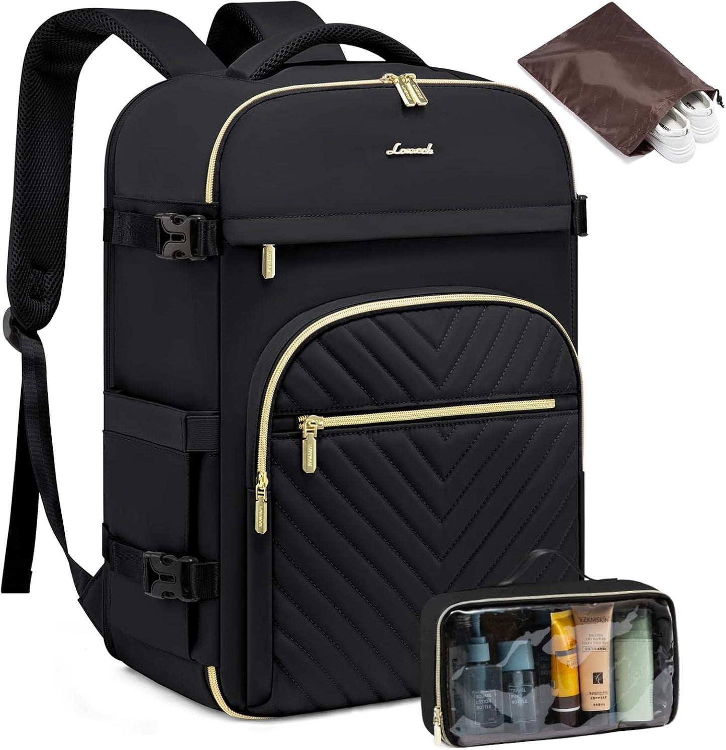 LOVEVOOK Carry On Travel Backpack for Women - TSA Approved Bag