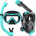 Full Face Snorkel Mask 180 Degree Panoramic View - Comfortable