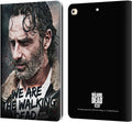 iPad 9.7 Leather Wallet Case for iPad 9.7 2017/2018 - Rick Grimes