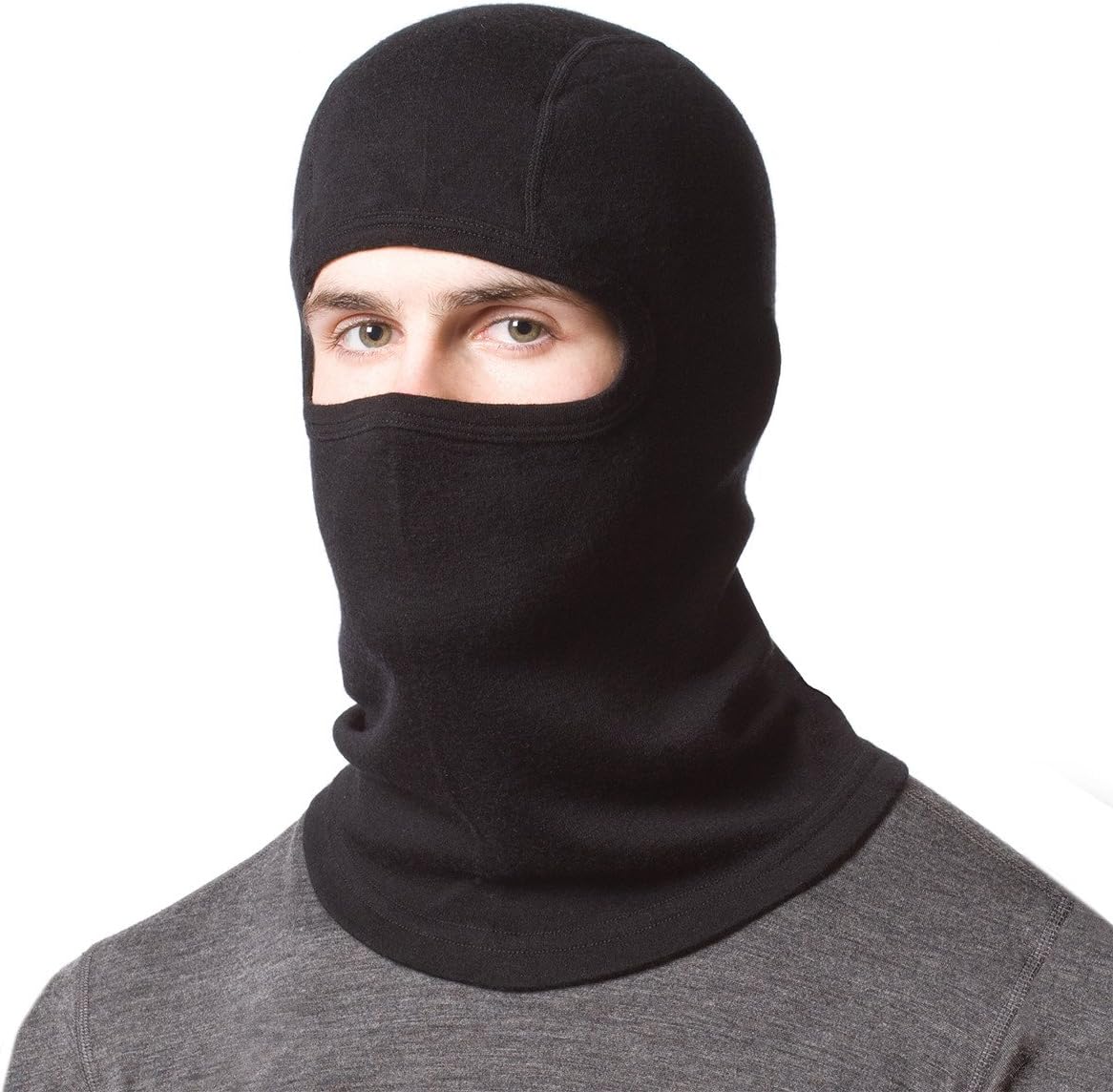 Merino Wool Balaclava - Cold Weather Ski Mask