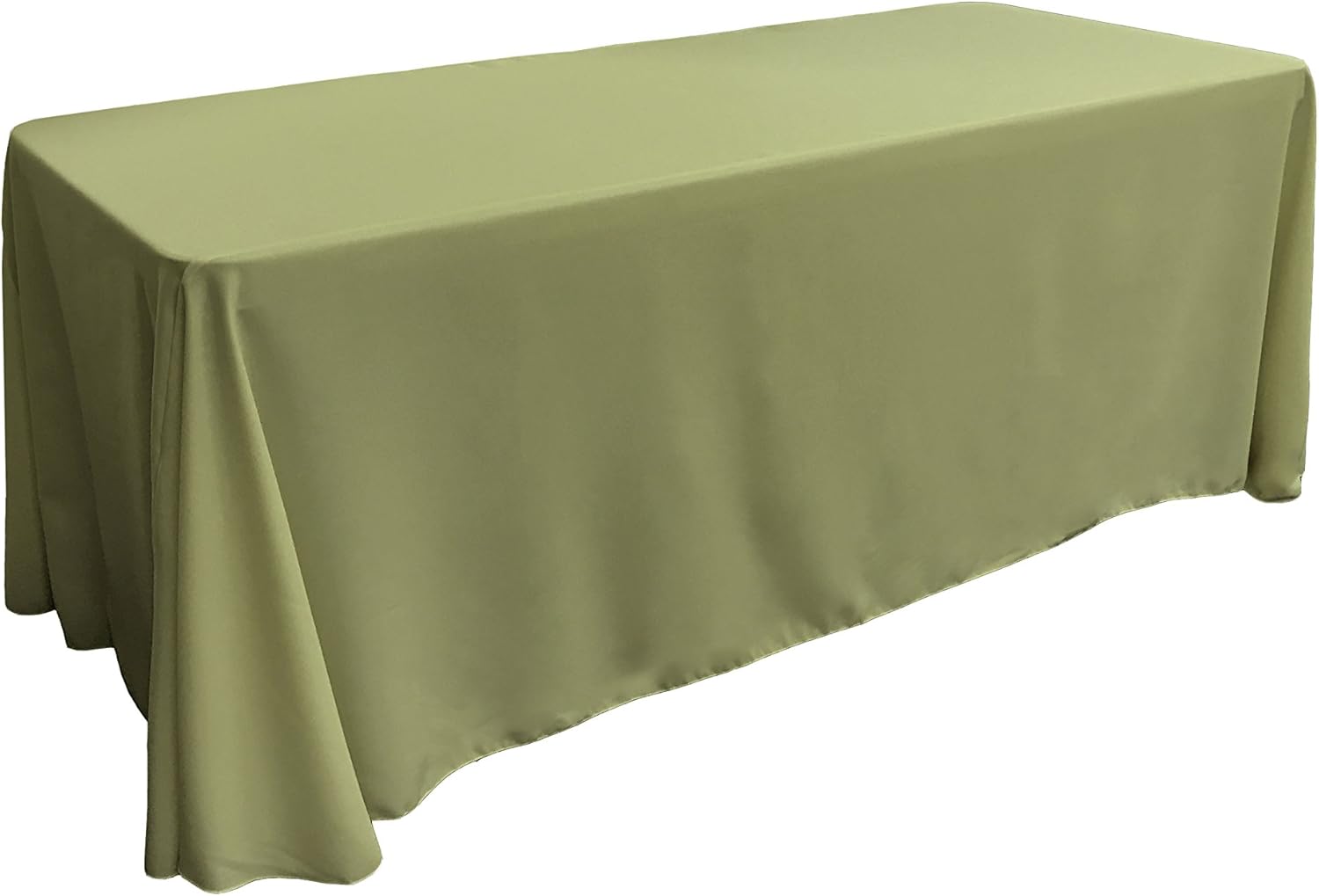 LA Linen Polyester Poplin Washable Tablecloth for Events 90x156