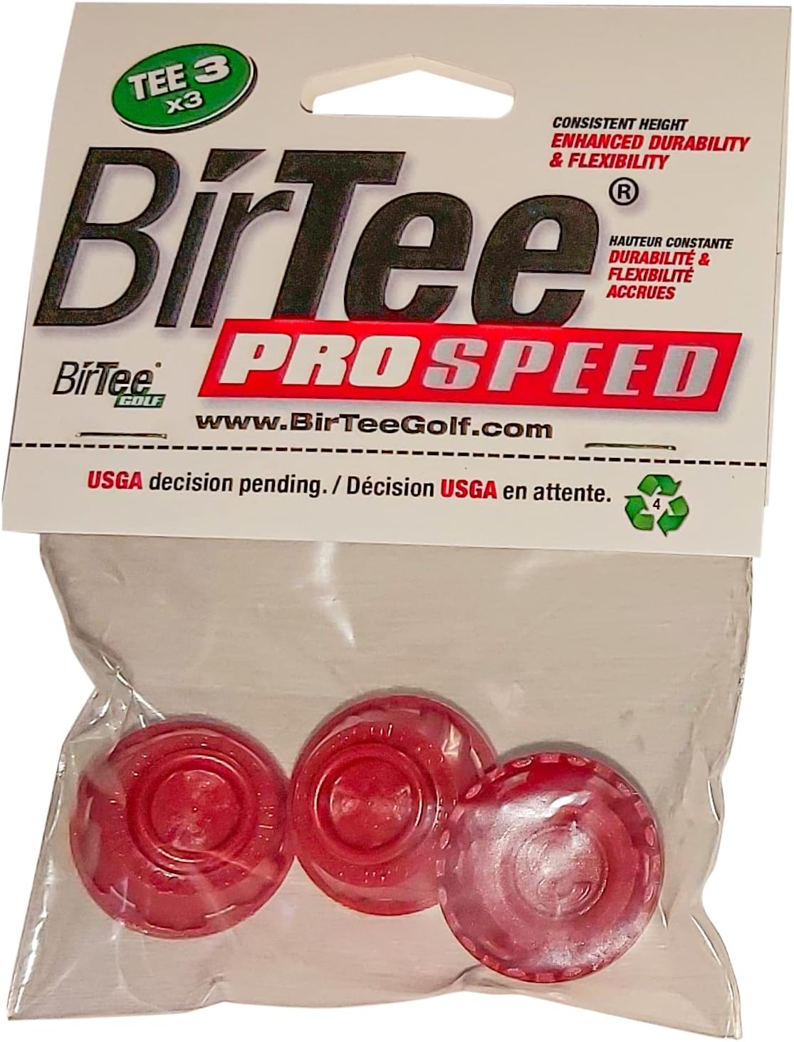 BirTee Pro Golf Tees - Precision Size #3 for Perfect Winter Practice!