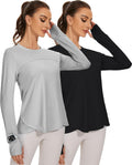 Blingfit Womens Long Sleeve Running Shirt - Lightweight UPF50+ Sun