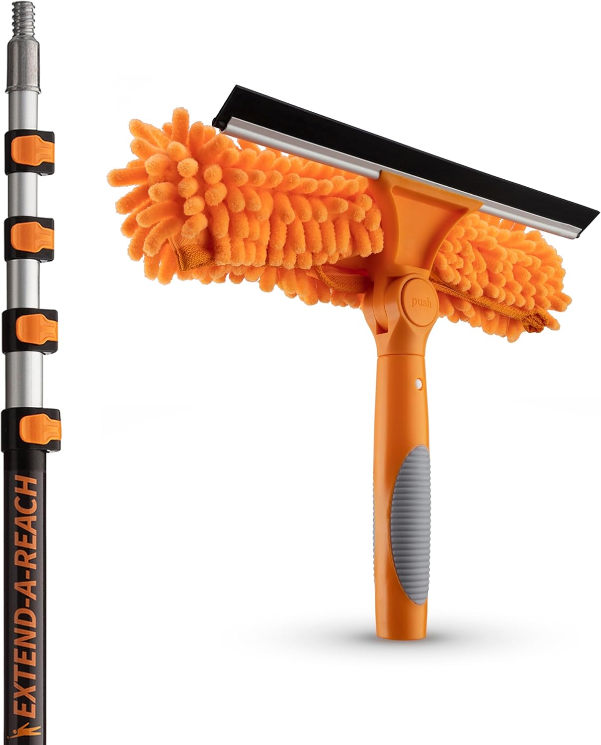 5-18 ft Window Washing Kit for Spotless Indoor Outdoor Cleaning