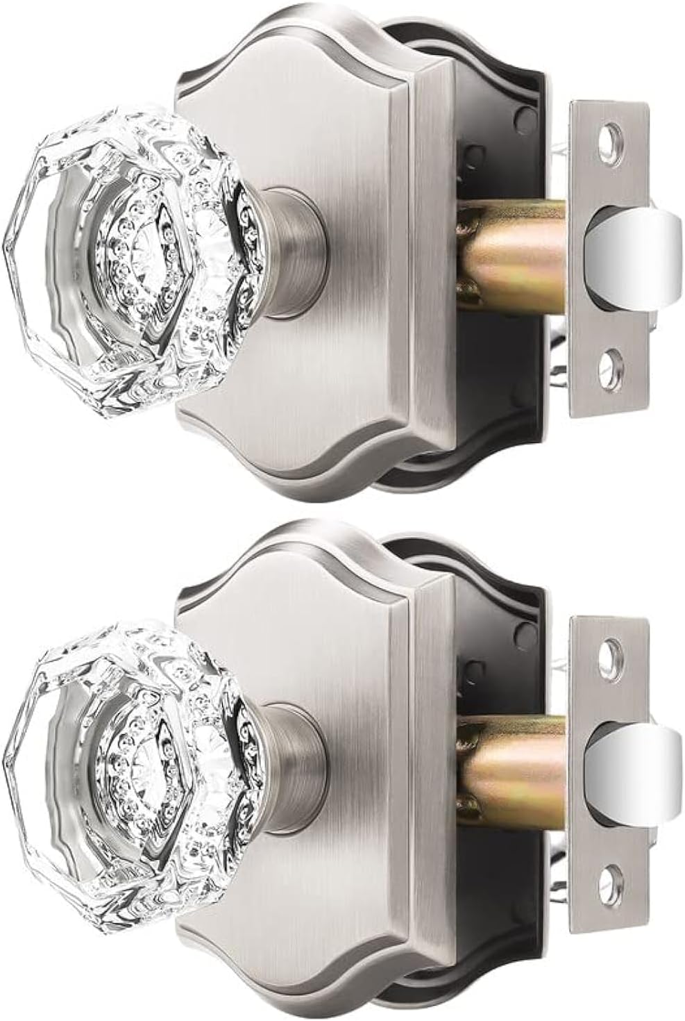 Orger Passage Door Knobs: Elegant Glass Handles for Home Use