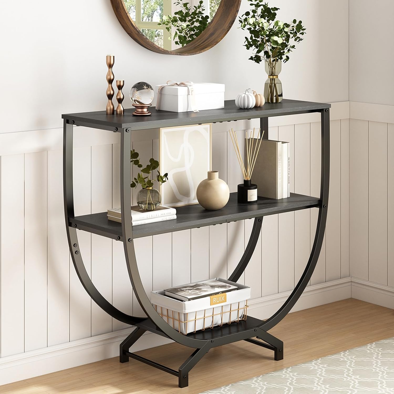 GILLAS 3 Tier Console Table for Entryway and Living Room
