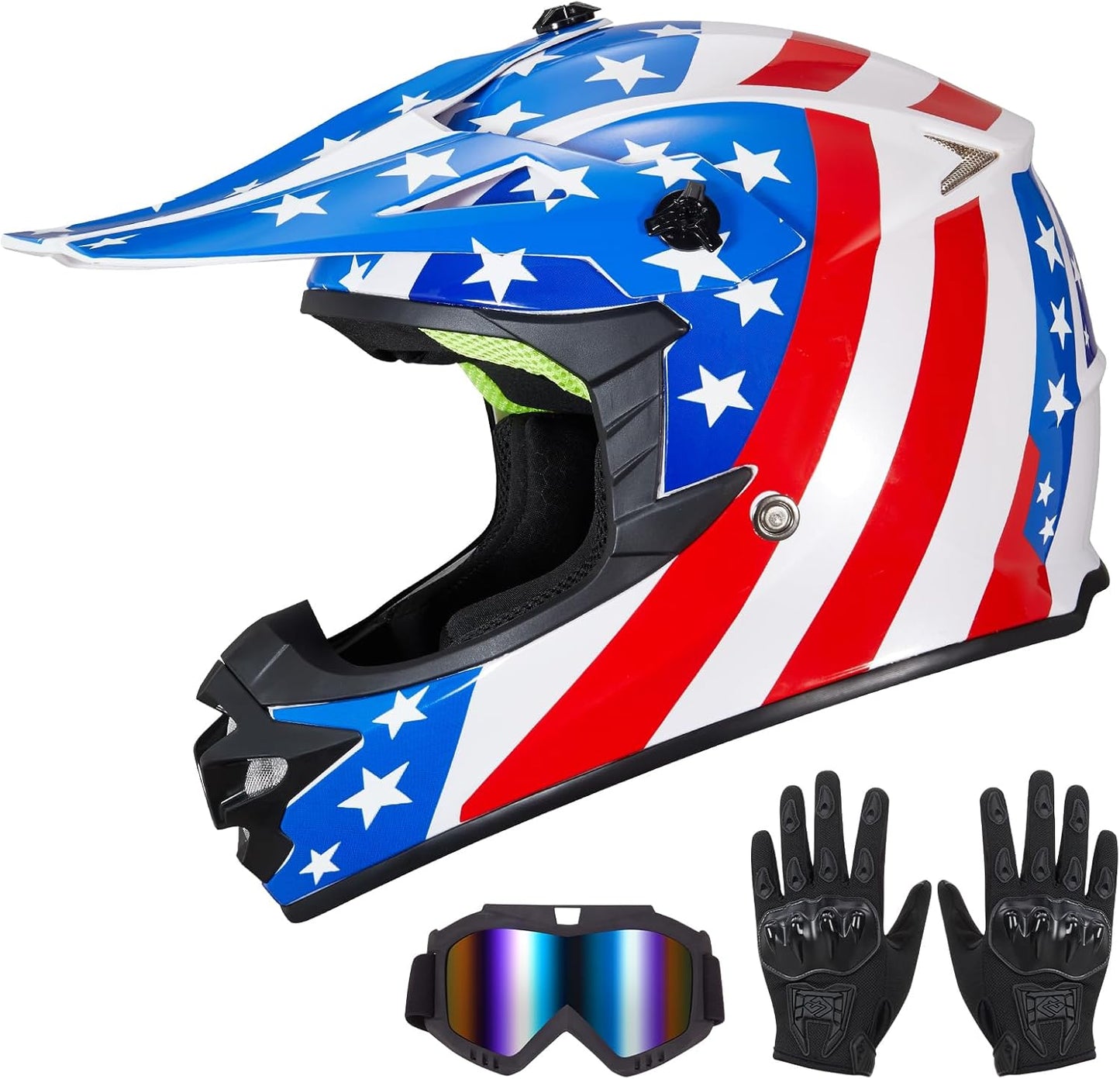 Youth Kids Dirt Bike Helmet for Safe Off-Road Riding Fun