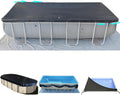 8x16Ft Rectangular Pool Cover with Side Storage - Solar, Drainable