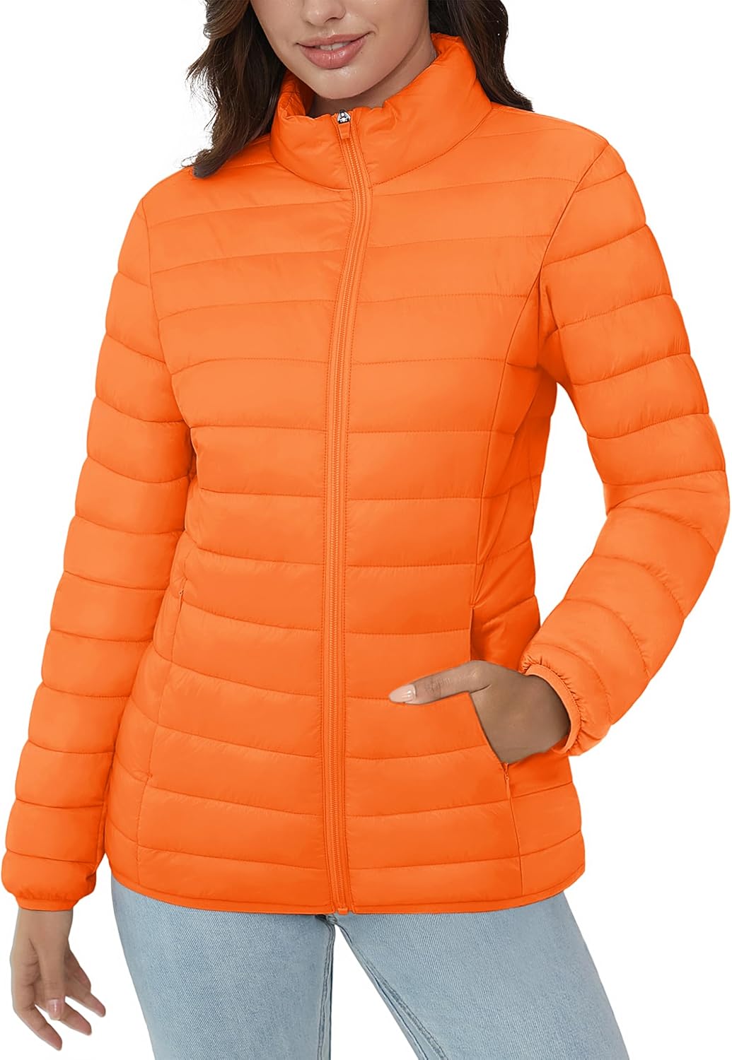 Lightweight Quilted Puffer Jacket for Women - Warm & Stylish