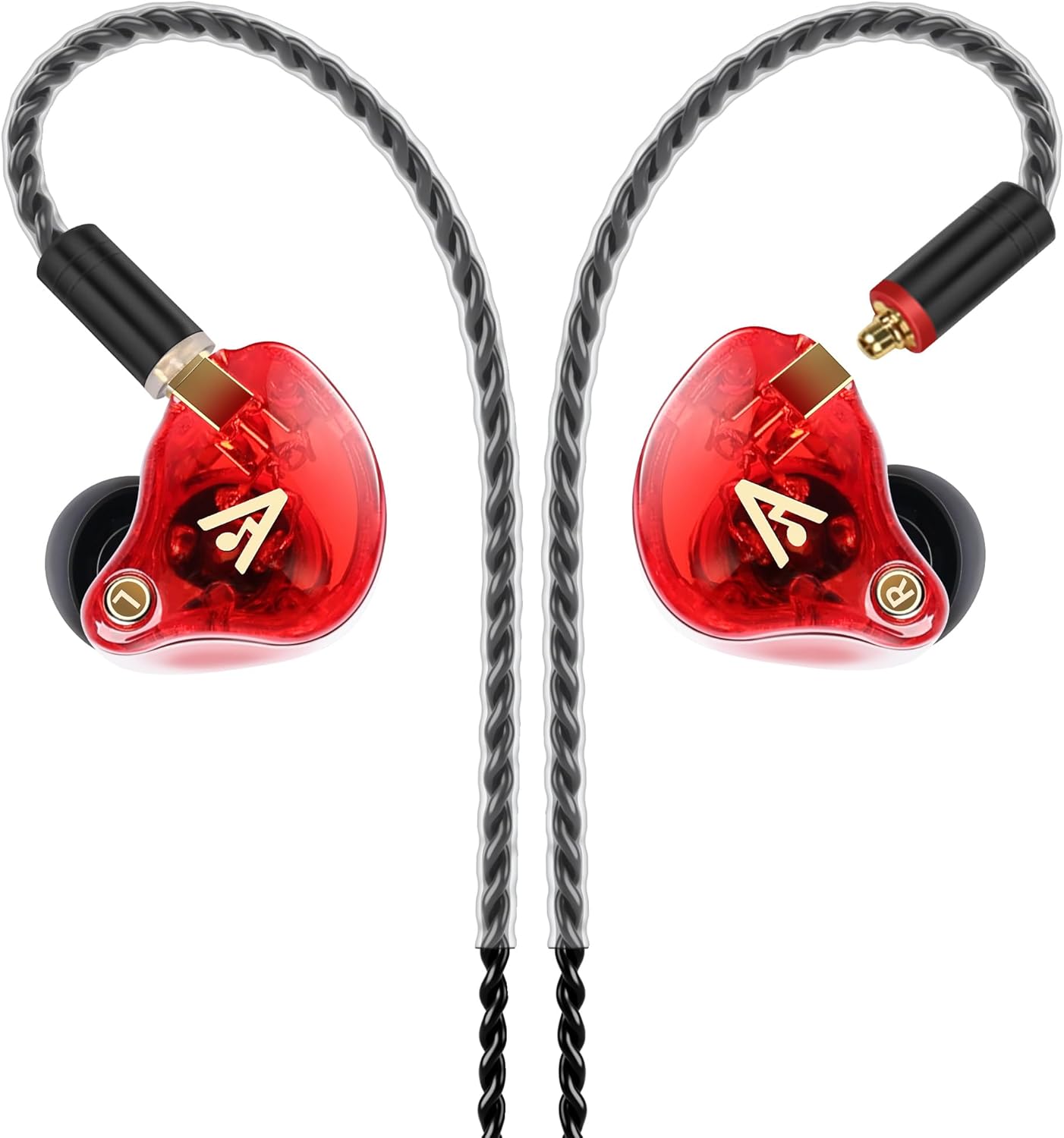 Vibes 202 Wired Earbuds - HiFi In Ear Monitor Headphones