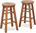 Furinno FG17629 Tioman Outdoor Hardwood Patio Bar Stool Set