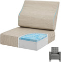 Gel Memory Foam Recliner Cushion with Lumbar Pillow - Support for Hip
