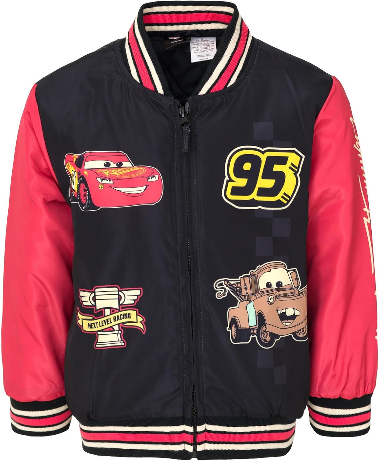 Disney Toy Story Cars Varsity Bomber Jacket for Kids Sizes 2T-8