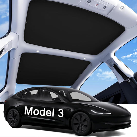 2025 Upgraded Tesla Model 3 Highland Sunshade Roof for Comfort