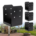 8x8 Post Base Brackets 4-Pack - Heavy Duty Deck Post Anchor