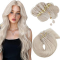 Blonde Micro Bead Hair Extensions 20in - Natural Length & Volume