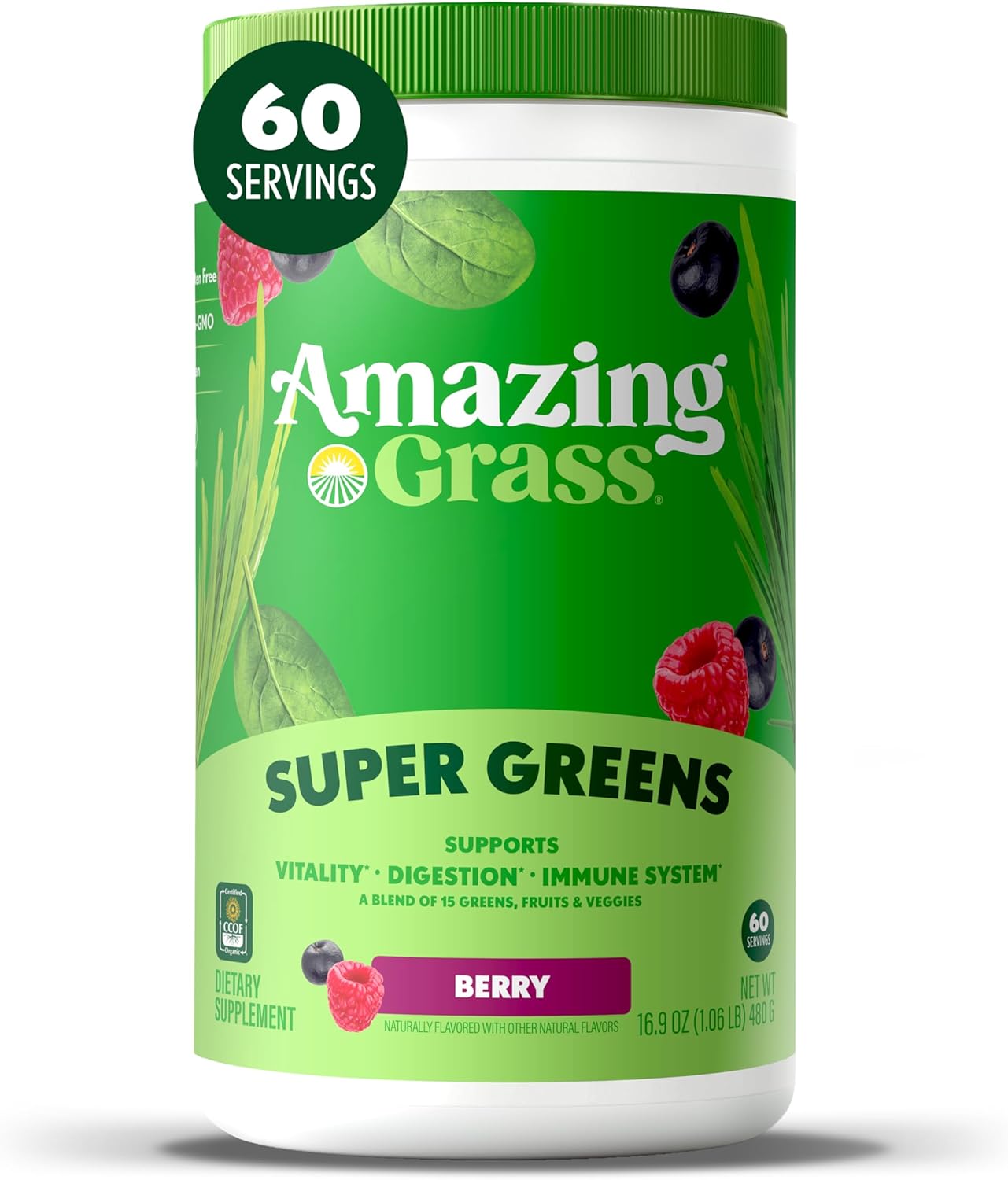 Amazing Grass Greens Blend Superfood: Nutrient-Rich Berry Mix