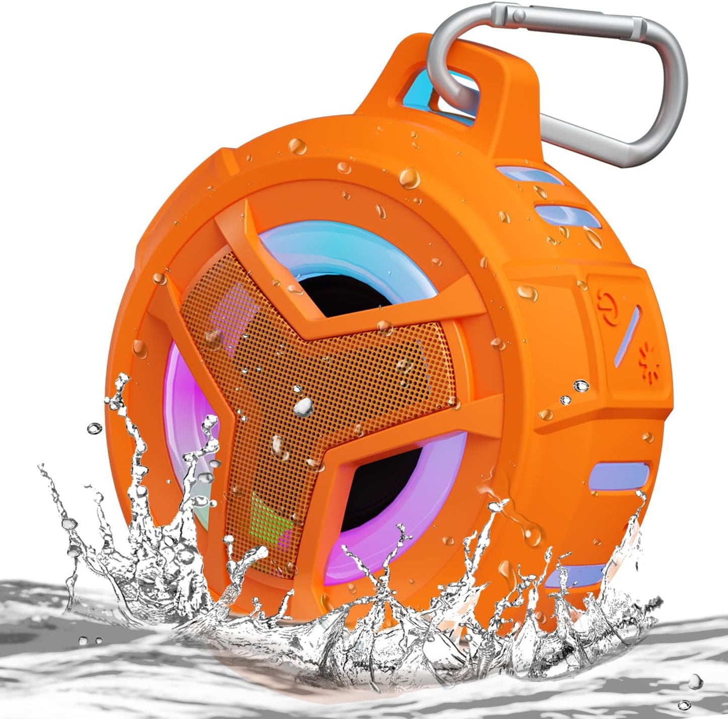 Waterproof RGB Bluetooth Speaker - Beach & Pool Fun!