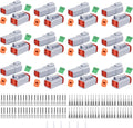 4 Pin Deutsch DT Gray Connector 12 Set - Durable Waterproof Wiring Kit