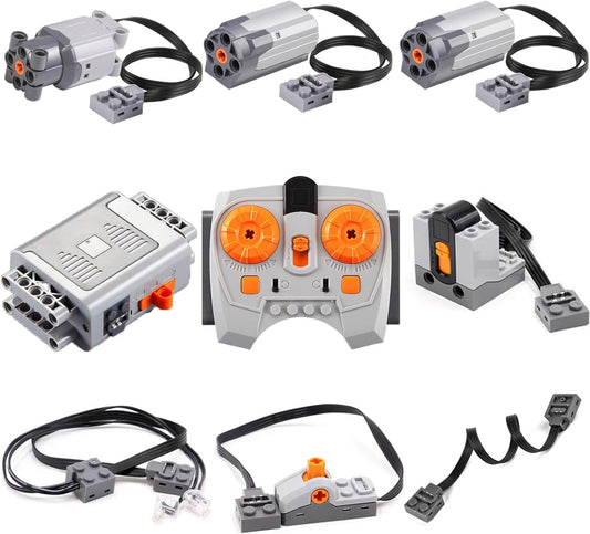 9-in-1 Motor Kit for Lego: Power Technic Remote Control Set