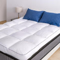 Marine Moon Twin Mattress Topper Pillow Top - Cooling Plush Comfort
