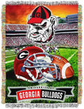 NCAA Home Field Advantage Woven Tapestry Throw Blanket - Team Pride in