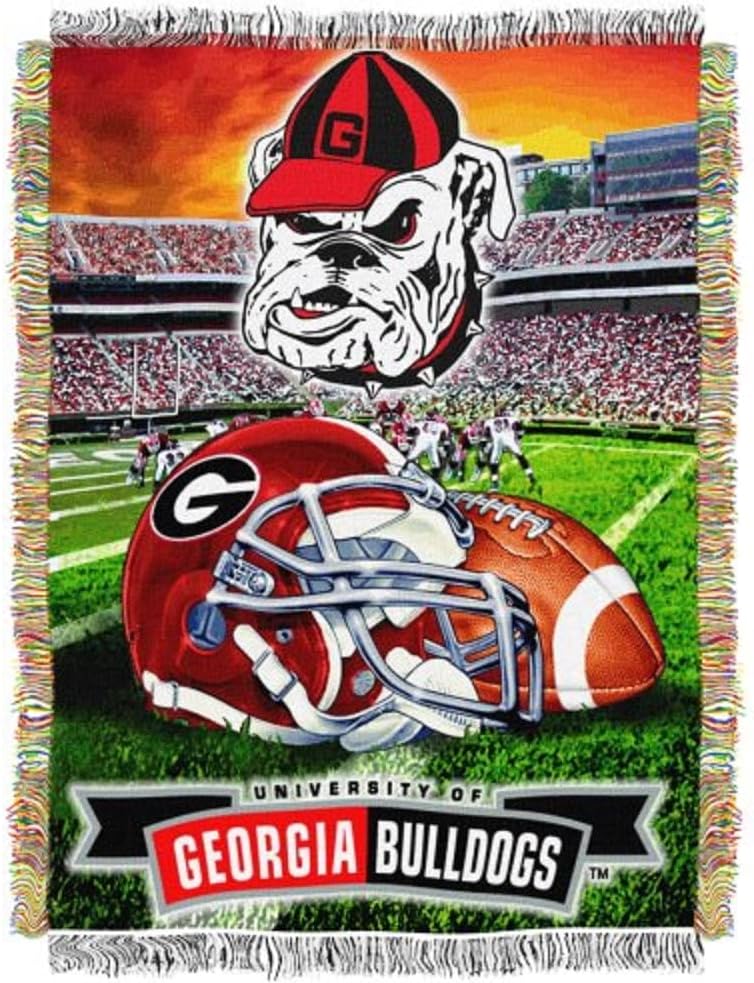 Officially Licensed NCAA Woven Tapestry Throw Blanket 48x60
