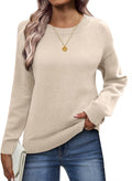 Cozy Long Sleeve Knit Pullover Sweater for Women by Zeagoo