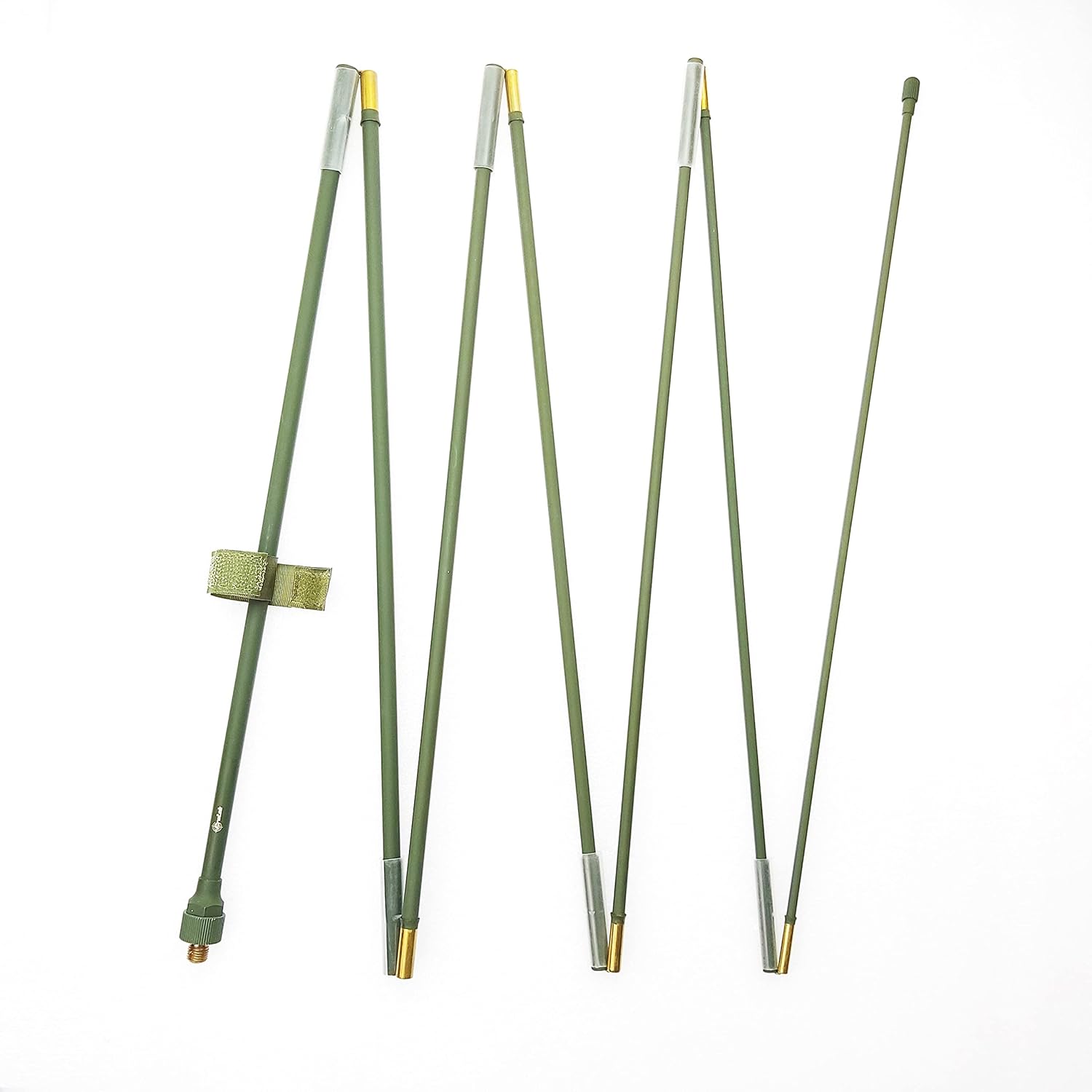 HF Manpack Collapsible 7 Element Whip Antenna for Radio Use