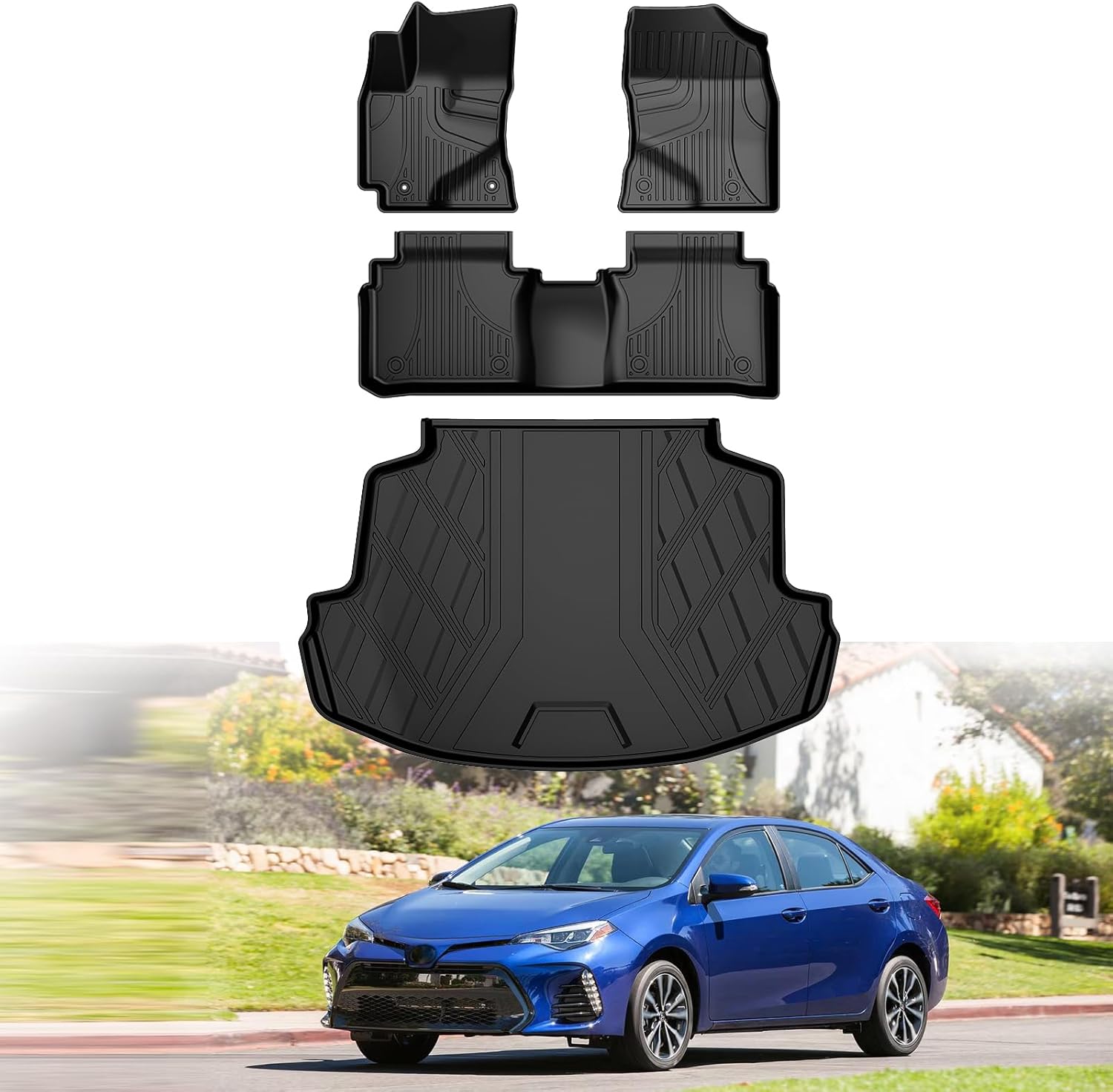 Custom Fit Automotive Floor Mats & Cargo Liners for Toyota Corolla