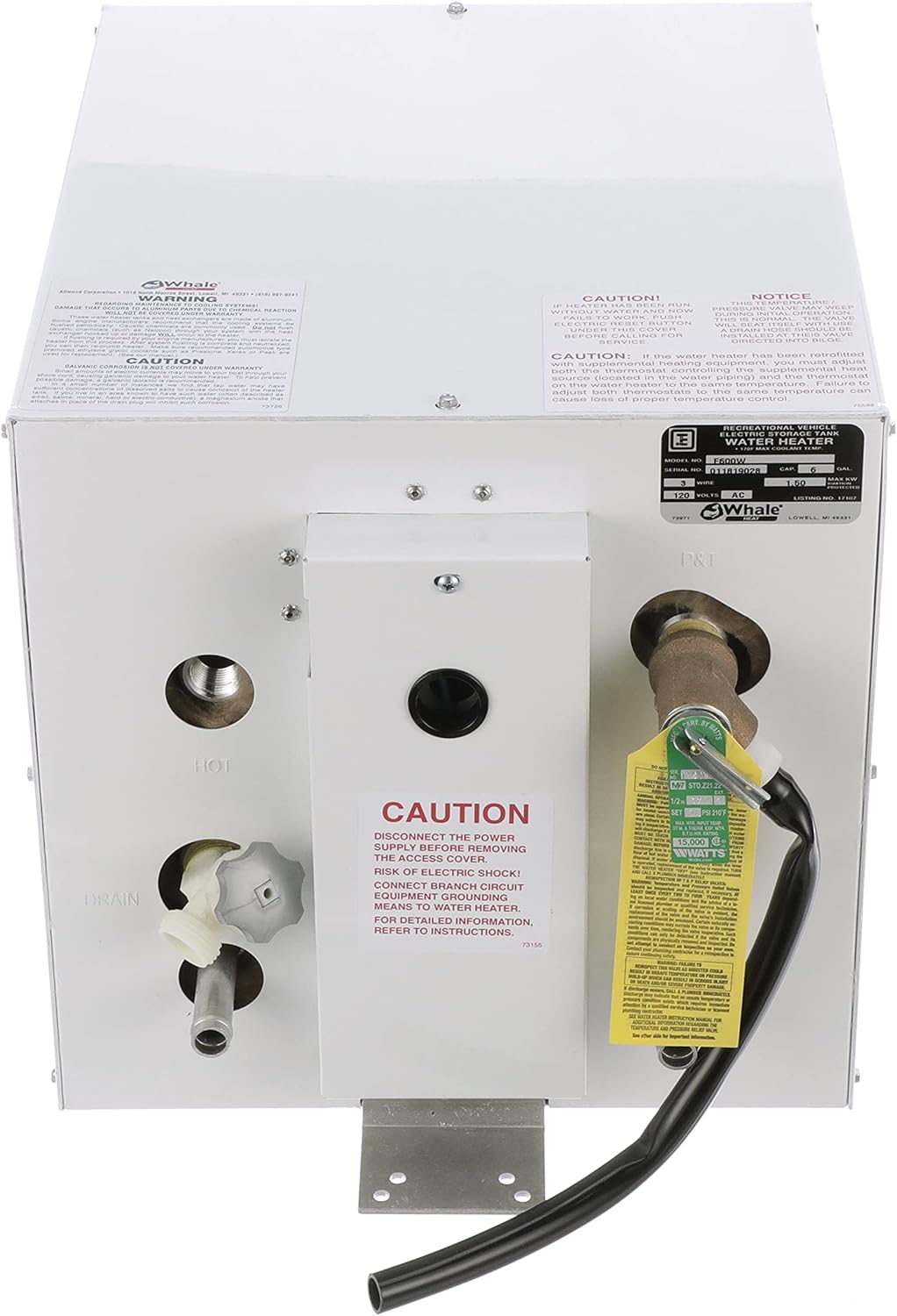 Whale Premium Water Heater - Fast Heat & Compact Design